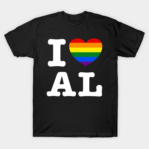 Alabama Pride - I Love Alabama T-Shirt by winwinshirt